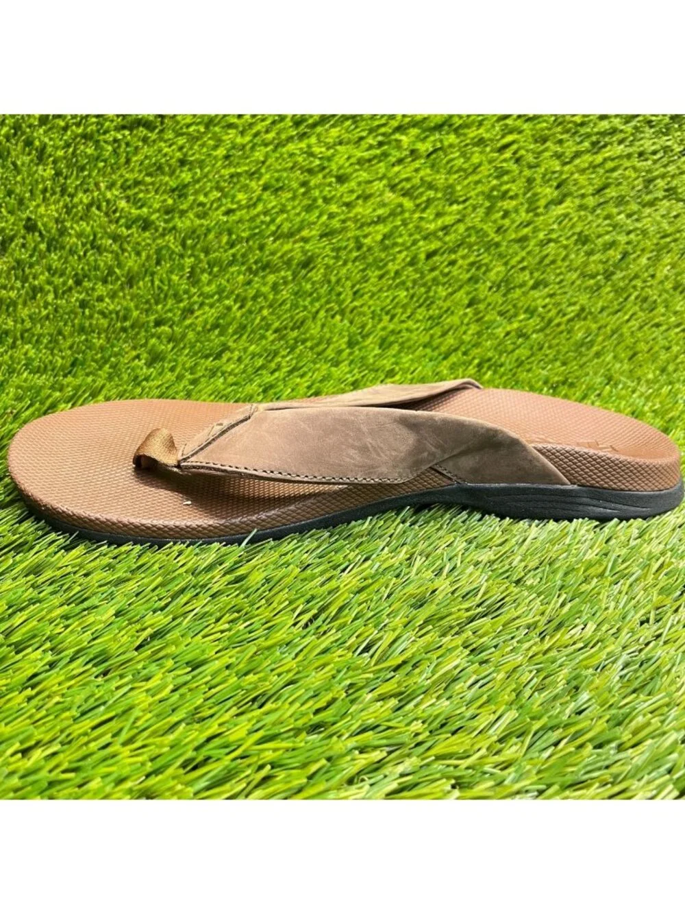 Kuru Kala 2 Mens Size 10 Brown Beach Walking Outdoor Flip Flop Thong Sandals